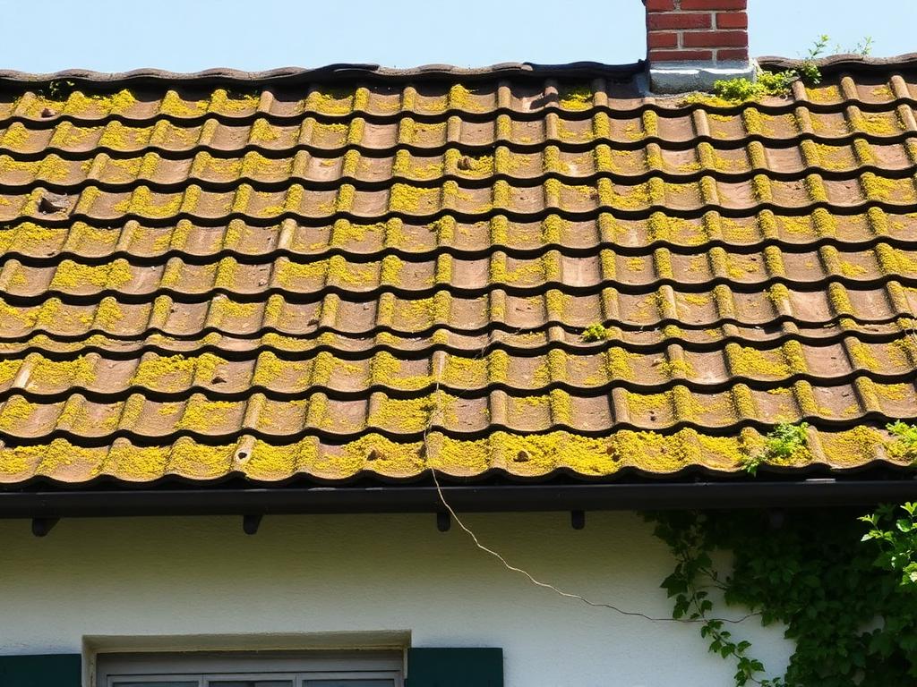 Rénovation complète tuiles – avant